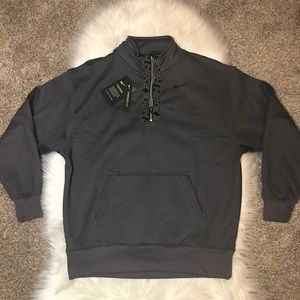 NIKE | Dri-Fit  1/4 Zip Pullover Sweater XS Gray